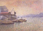Georges Lemmen View of the Thames (nn02) china oil painting artist